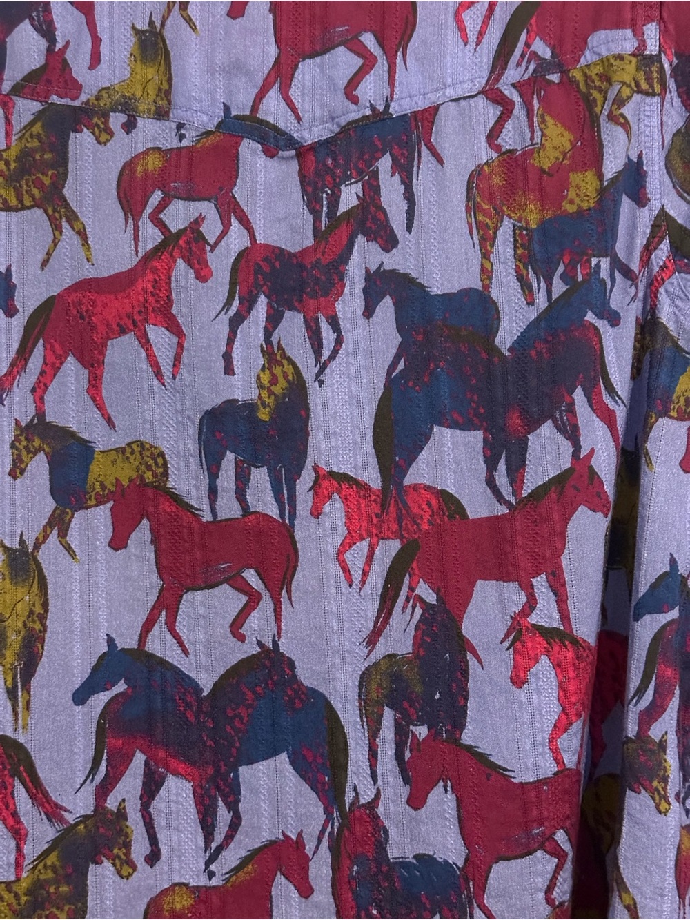 Sundance Wild Horses Button-Down Western Shirt - Size M - Picture 9 of 9